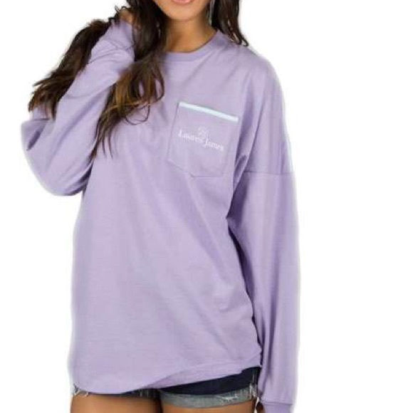 Lauren James Tops - LaurenJames Lavender “the beachcomber” long sleeve